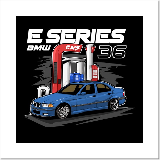 E SERIES 36 BMW Wall Art by CFStore